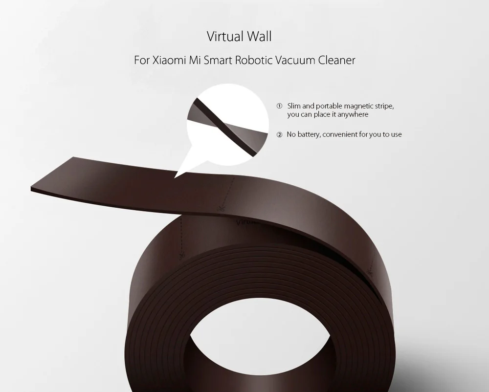 Economic Set of 5PCS Xiaomi Mi Robot Vacuum Smart Cleaner Accessories Invisible Wall Side Brushes Filter Rolling Brush and Cover