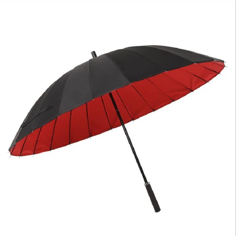 Double layer Umbrella Super large Wind Straight Umbrella Business Long