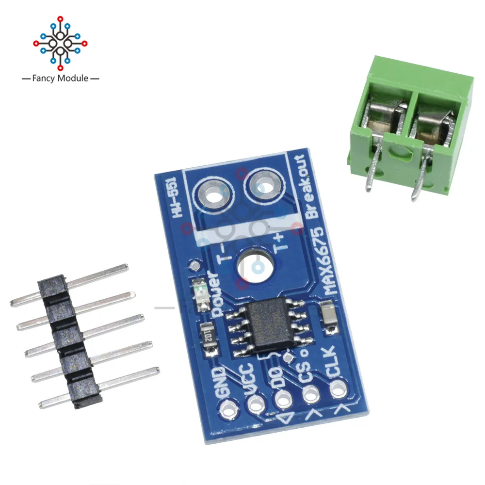 

MAX6675 Thermocouple Temperature Sensor Module For Arduino Type K SPI Interface Module For Arduino