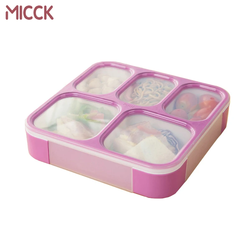 

GESEW 1200m Lunch Box Microwavable Food Storage Container With Compartments Leakproof Thermal Bento Box BPA Free Picnic School