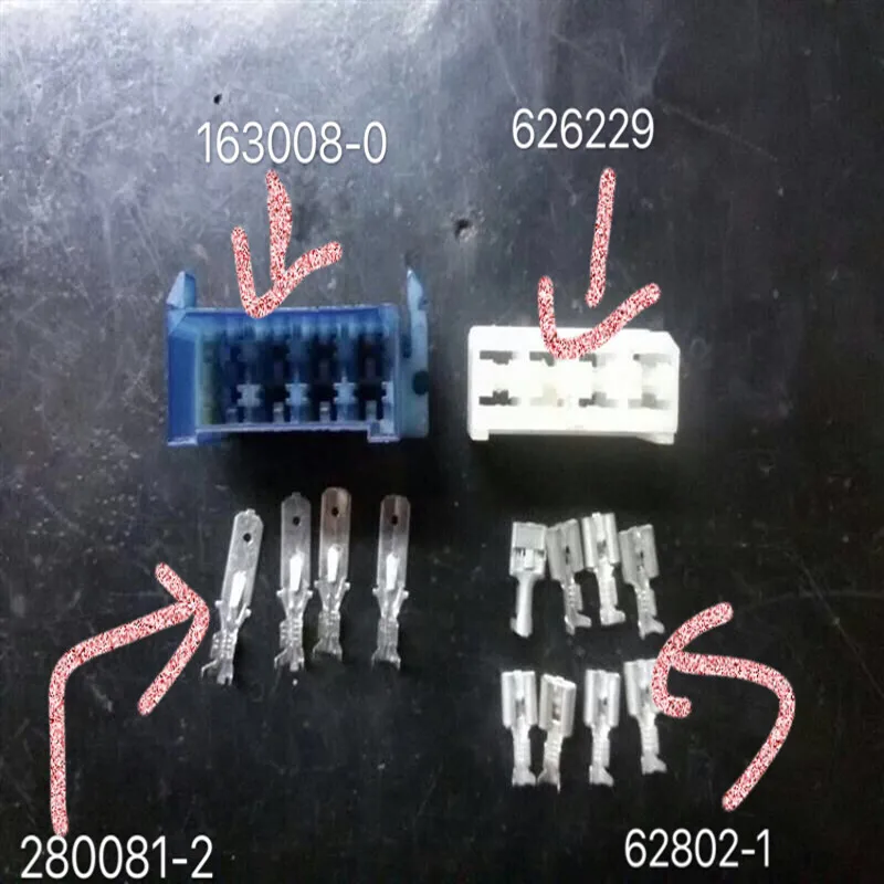 626229 62802 1 163008 0 20280081 2 FASTIN ON HOUSING REC PA66 NAT AMP TYCO коннектор новый и оригинальный|connector