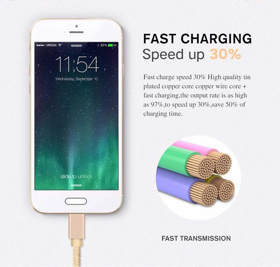 Universal Micro USB Cablel USB Charger For Samsung Galaxy Android USB Cable (11)