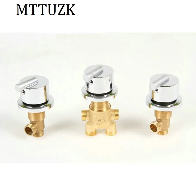 MTTUZK الساخنة والباردة المياه النحاس التبديل صمام صنبور حوض استحمام دش خلاط ، حوض الاستحمام مجموعة صنبور ، حنفية الحمام صمام التحكم MTTUZK الساخنة والباردة المياه النحاس التبديل صمام صنبور حوض استحمام دش خلاط ، حوض الاستحمام مجموعة صنبور ، حنفية الحمام صمام التحكم