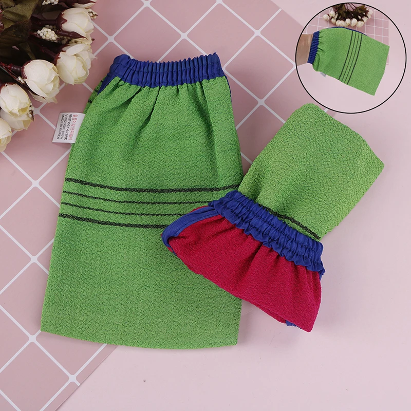 

1 Pcs/Lot Exfoliating Tan Removal Mitt Bath Brushes Korea Hammam Scrub Mitt Magic Peeling Glove