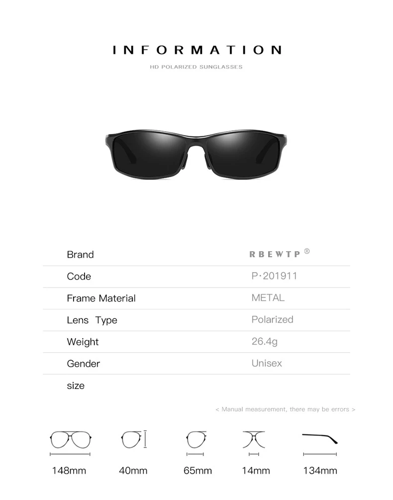 RBEWTP Новый алюминий магния для мужчин's солнцезащитные очки для женщин поляризационное покрытие зеркало Защита от солнца очки для глаз