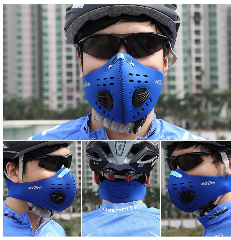 MZYRH для женщин и мужчин, маскарадные маски для велосипеда, велоспорта, бега, для спорта на открытом воздухе, Анти-пыль, половина активированного угля, защитная маска для лица