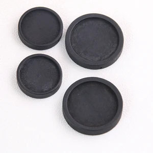 6pcs/lot 20/25mm Inner Size Black Color Round Wood Cabochon Base Setting Charms Pendant Necklace Findings