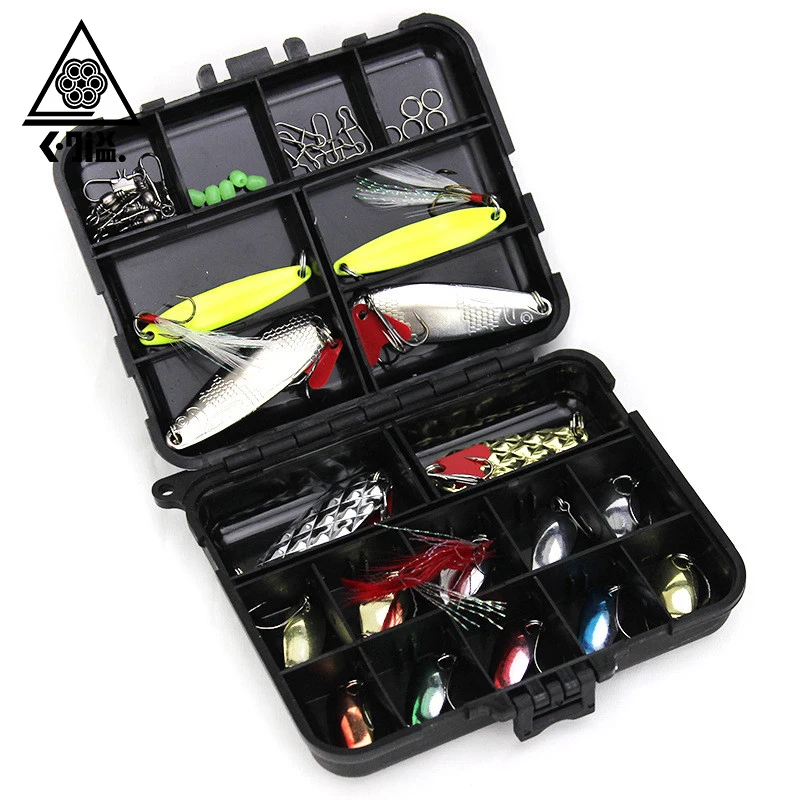 Buy 36Pcs/Set Fishing Lure Kit Including Metal Spoon