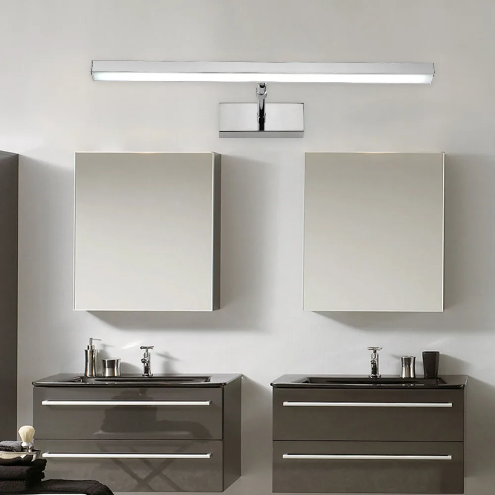  LED Mirror light 6W 8W 40cm 56cm Stainless+Acrylic Modern Decor Lighting Bathroom Lamp Bedroom Foye - 32915882644