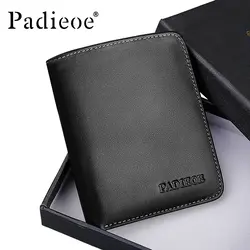 Padieoe известный бренд Для мужчин Мини Кошелек Новый Дизайн Роскошные Для мужчин кошелек Портативный Мода 2017 г. держатель для карт