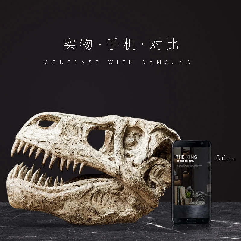 Динозавр Fossil череп моделирование животных модель украшения гостиной ТВ шкаф