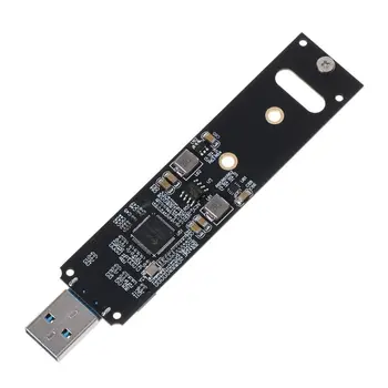 

Portable High Performance NVME to USB Adapter M.2 SSD to Type-A Card USB 3.1 Gen 2 Bridge Chip to M2 SSD Key M for Windows XP/7/
