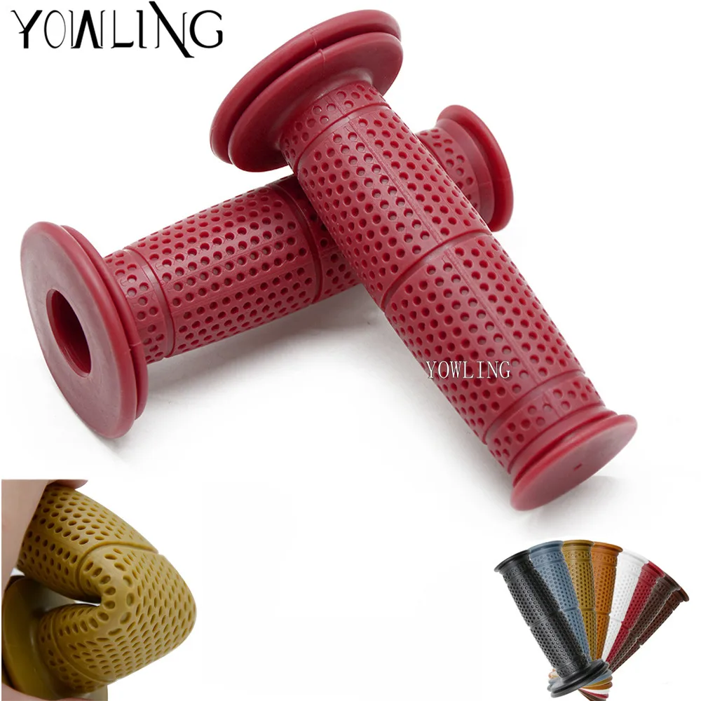 22/24mm Vintage Universal Handle Bar 7/8" Motorcycle Handle Grips