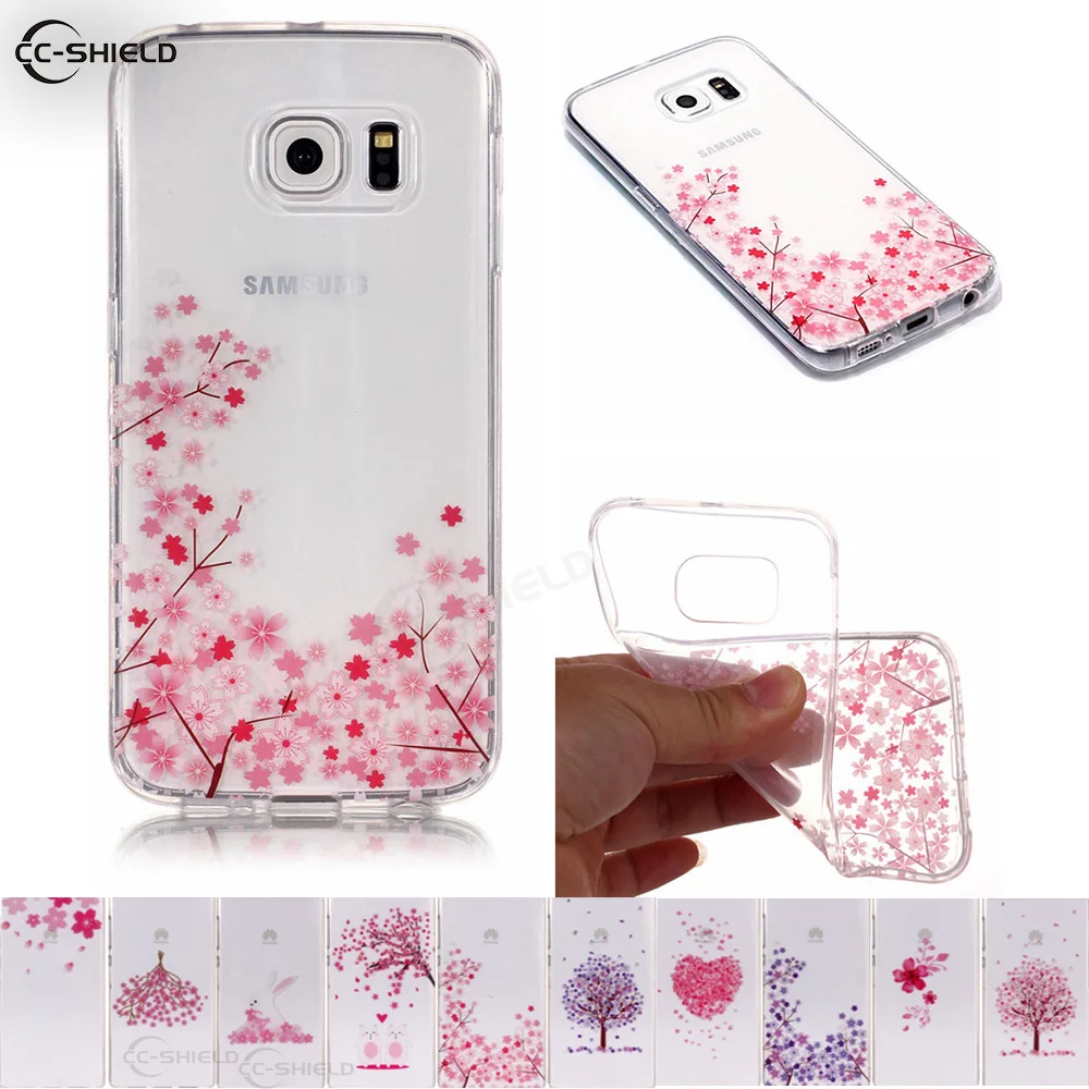 TPU Soft Case for Samsung Galaxy S6 Edge S6Edge G925 G925F Painting Phone SM-G925 SM-G925F SM-G925J Silicone Cover |
