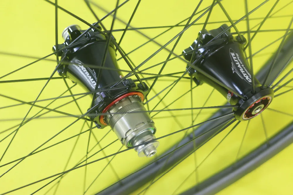 Discount 1040g Extra Lite 27.5er MTB XC 27mm x 25mm hookless straight pull 650B carbon bike wheelset 28H Hyper Lefty 1.0 2.0 Rear 2 wheel 0