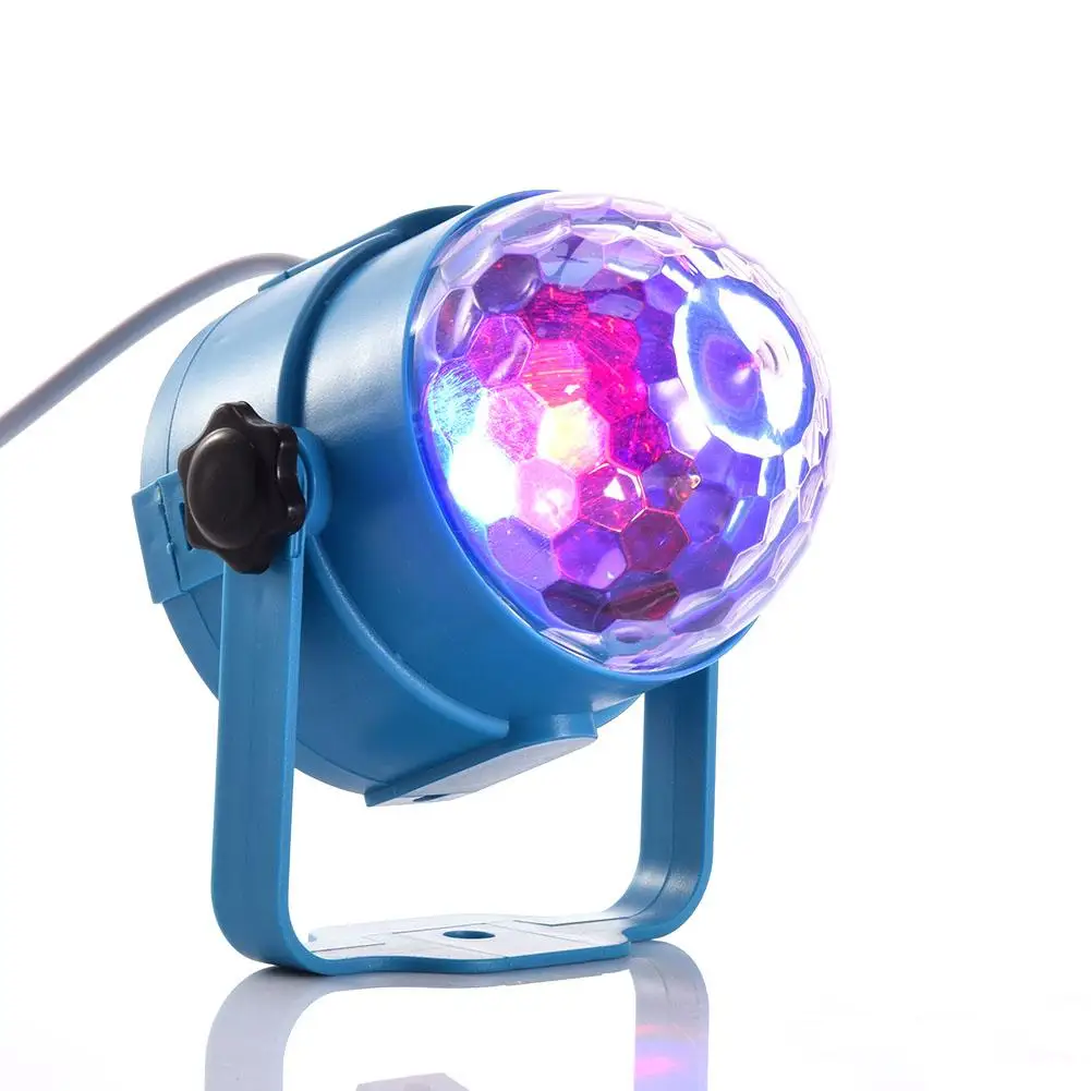 RGB 6 Colors Crystal Magic Ball with Remote Controller Laser Stage