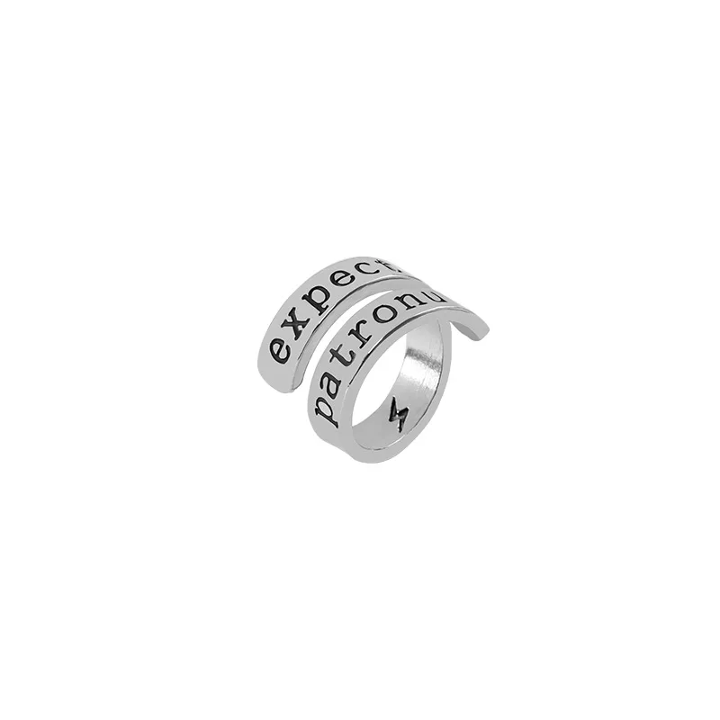 

Expecto Patronum Ring Adjustable Harry Ring Wizard Magic Jewellery Protect Power Student Girl Boy