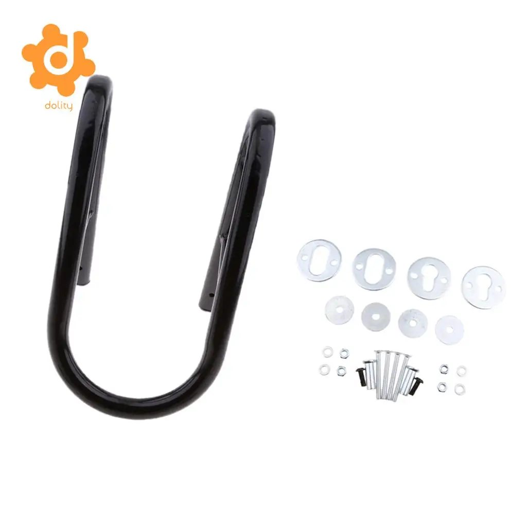 Motorcycle Wheel Chock Kit 5.5' for Scooter Bike Stand Trailer Truck Mount