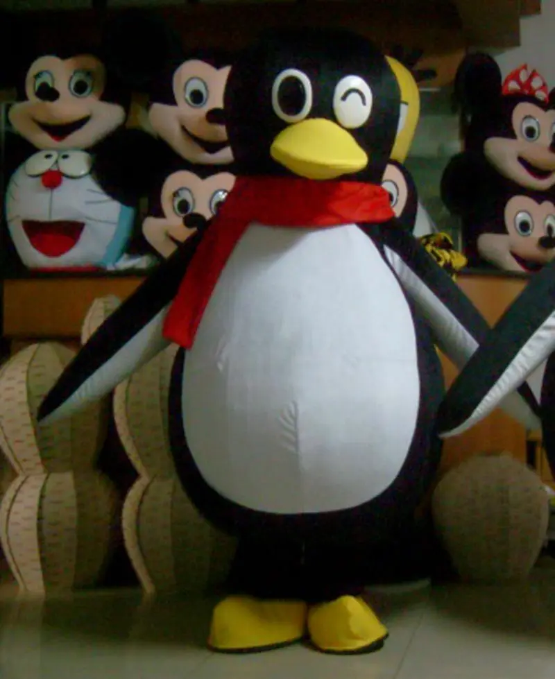 

3# Cute Penguin Mascot Costume Cosplay 2020 Dress Adult Cartoon Mascot 1pcs