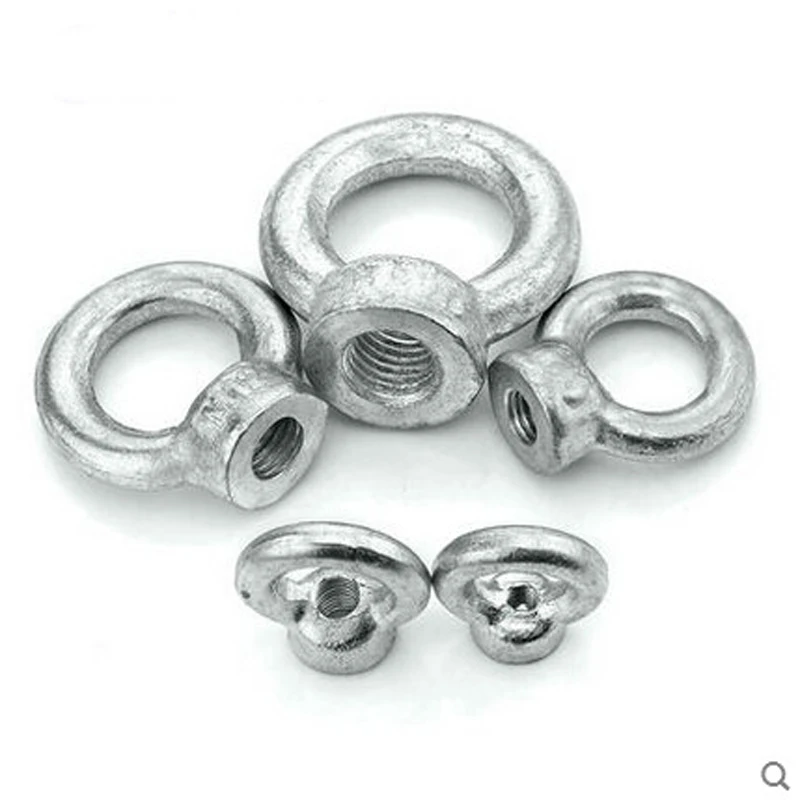 

1PCS-M6/8/10/12/16 White zinc Female / Torpedo Nut / Marine Hardware / Ring Nut / Circle Nut