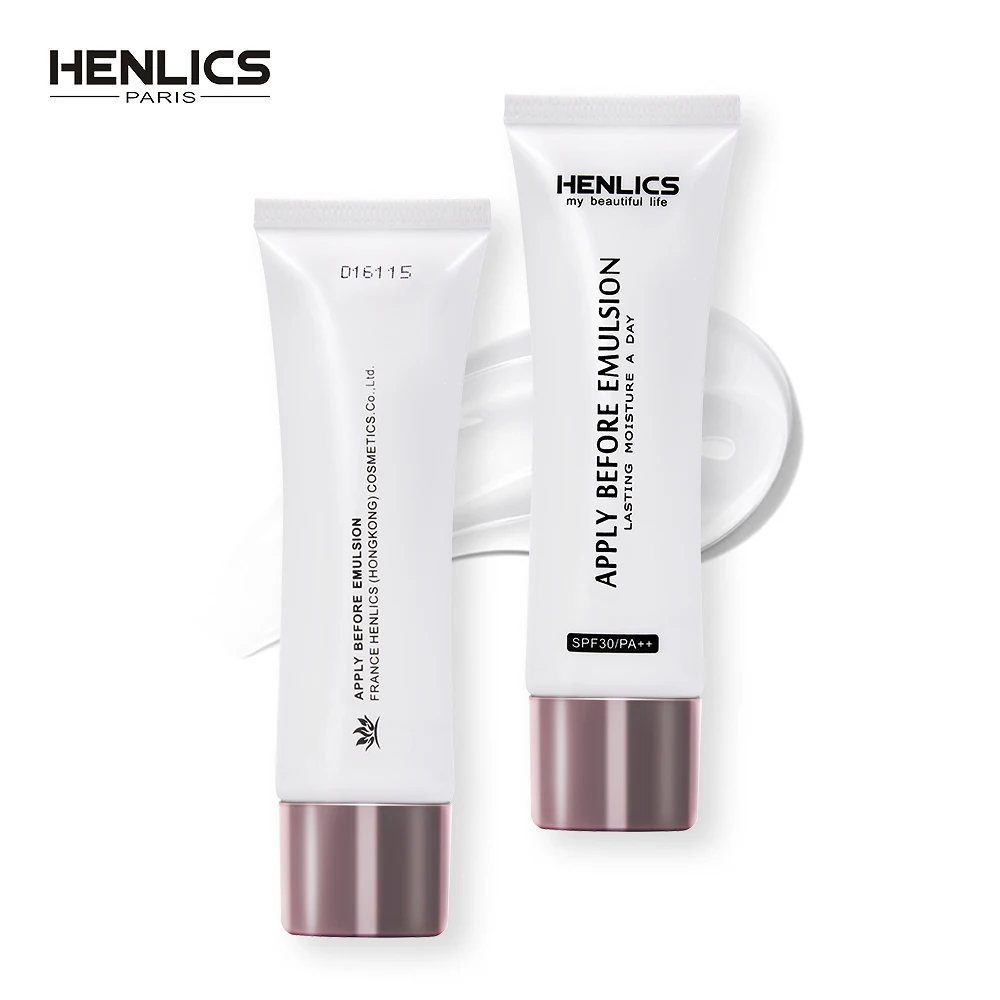 

HENLICS Professional Makeup base Oil control face Primer cream moisturizer Easy to wear Foundation Cosmetic