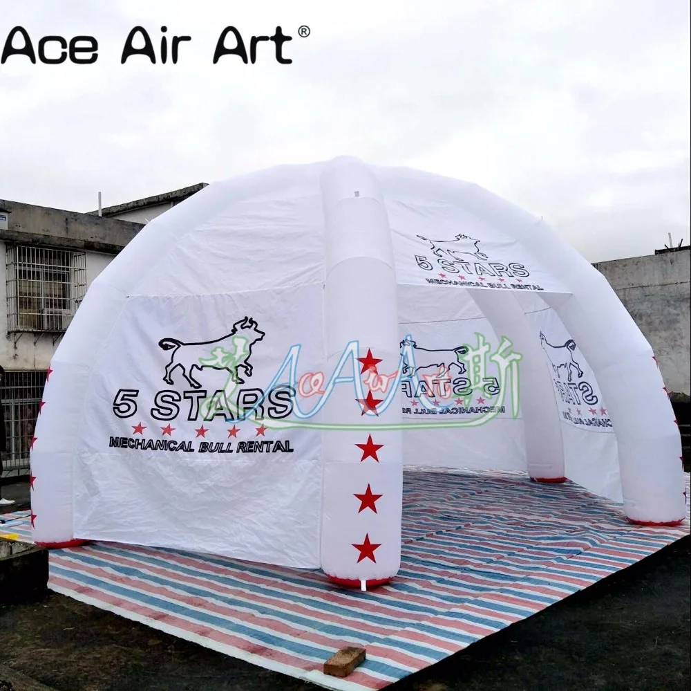  LED lights inflatable dome spider marquee tentinflatable led spider tent with full cover and remova
