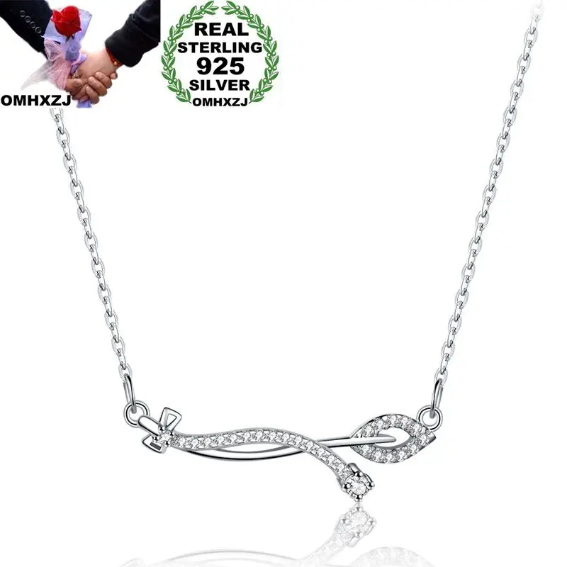 

Ожерелье OMHXZJ из стерлингового серебра 925 пробы с фианитами AAA