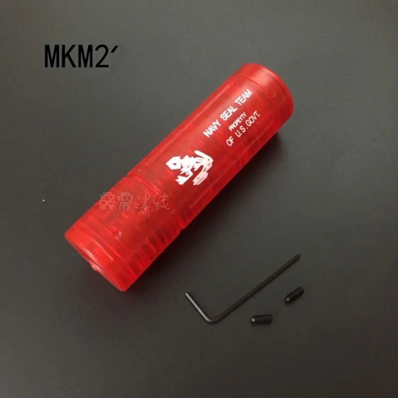 PB игривая сумка игрушечный пистолет нейлон MKM 2 сцепление Тактический/глушитель аксессуары - Цвет: RED