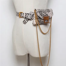 Элитный бренд Serpentine поясная Сумка женская кожаная цепочка Поясные сумки на ремне модные маленькие Чехлы Бум Сумки поясная сумка heuptas