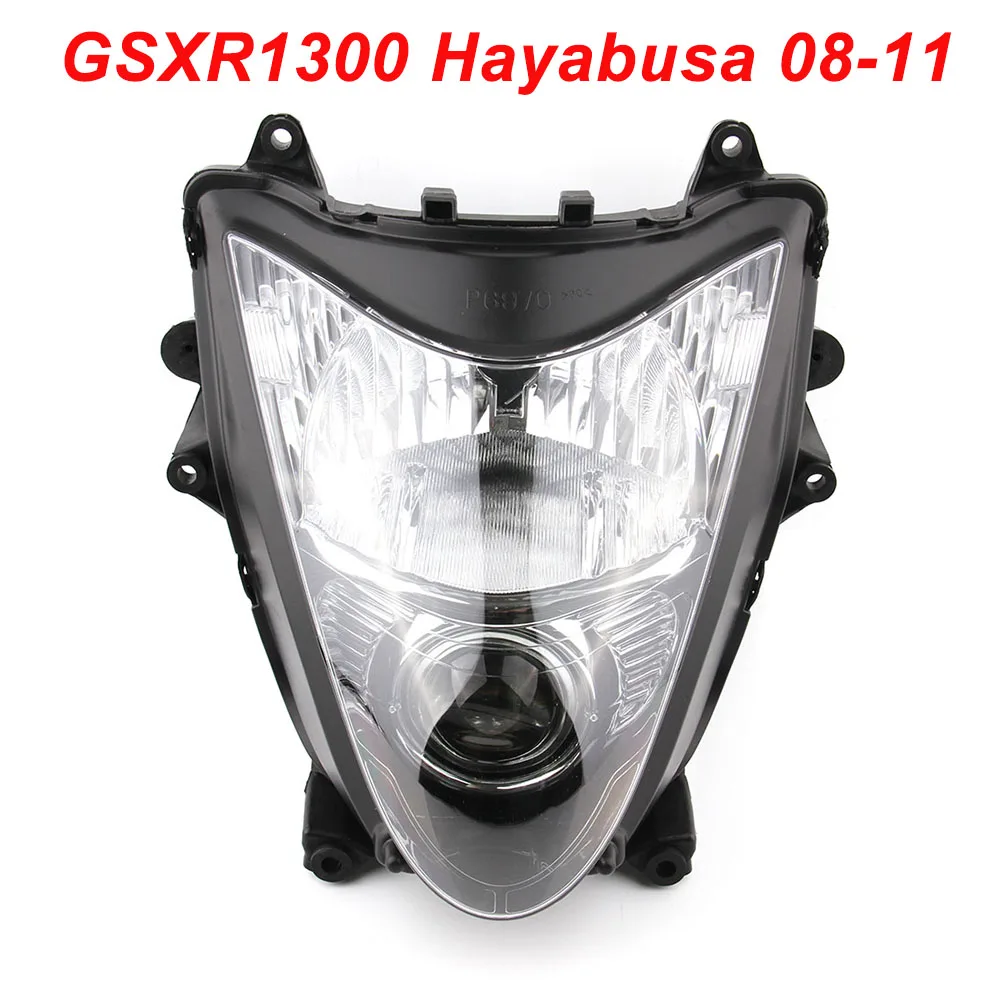 For 08 11 Suzuki GSXR1300 Hayabusa GSX 1300R Motorcycle Front Headlight Head Light Lamp Headlamp