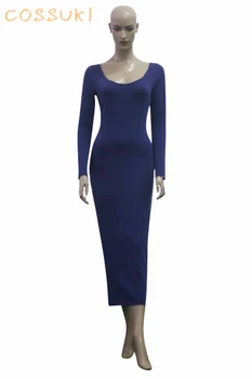 

High Quality Soul Eater Medusa Blue Cheongsam Cosplay Costume ,Perfect Custom For You !