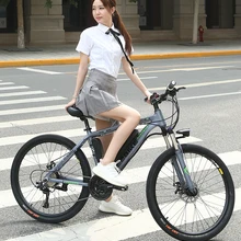 26 дюймов 27 скоростей Электрический велосипед 36 В 10Ah литиевая батарея горный велосипед 250 Вт Мотор EBike мощный электрический велосипед