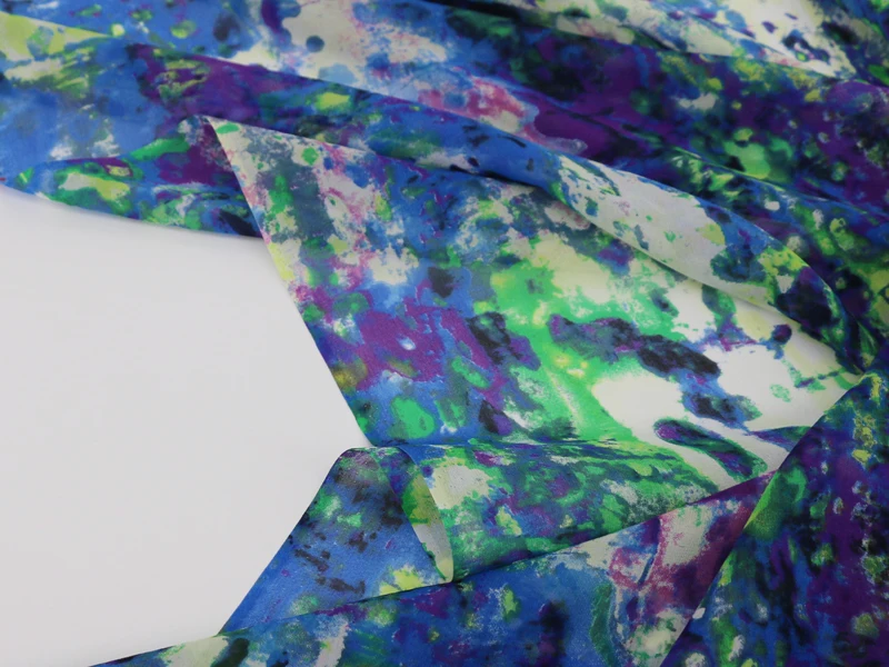 Картина цветочный Марля качество чистый шелк шифон жоржет 100 см* 140 см