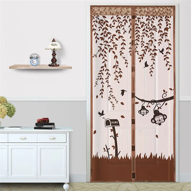 

90*210cm Summer Magnetic Mesh Curtains Mosquito Net Curtain Prevent Mosquitoes Flies Spiders Etc. From Entering Dropshipping