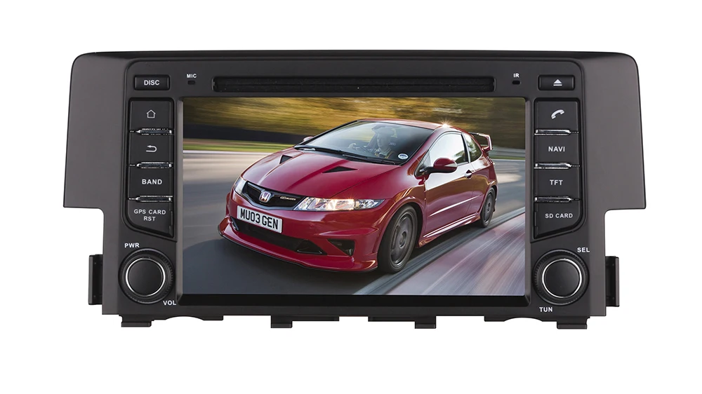 Cheap Android 9.0 Octa Core 4GB RAM CAR DVD Player GPS Navigation Bluetooth For Honda Civic 2016-2020Head Unit Radio Stereo Multimedia 1