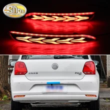 Для Volkswagen Vw Polo 2014 ~ 2018 Multi светодиодный-function Led отражатель лампа задняя противотуманная фара бампер свет стоп-сигнал поворота