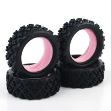Rc Rally Tires Rubber Tyres PP0487 Model For HSP HPI RC 1:10 Rally Off Road Car Model Toys Accessory