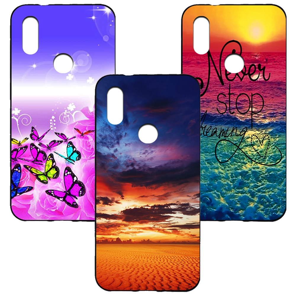 

New Printed Case For Lenovo Z5 case soft tpu silicone colorful painting back cover case for Lenovo Z5 fundas coque