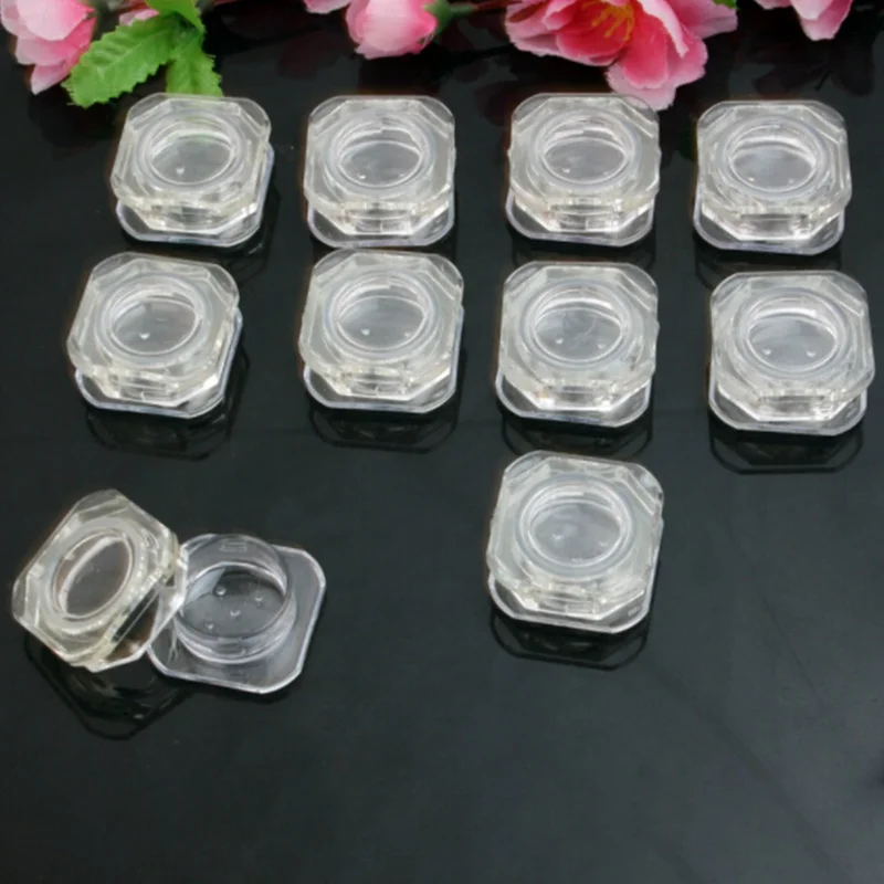 

High Quality Useful Transparent Plastic Contact Lens Case For Travel Lenses Lens Display Box Storage Box Accessories