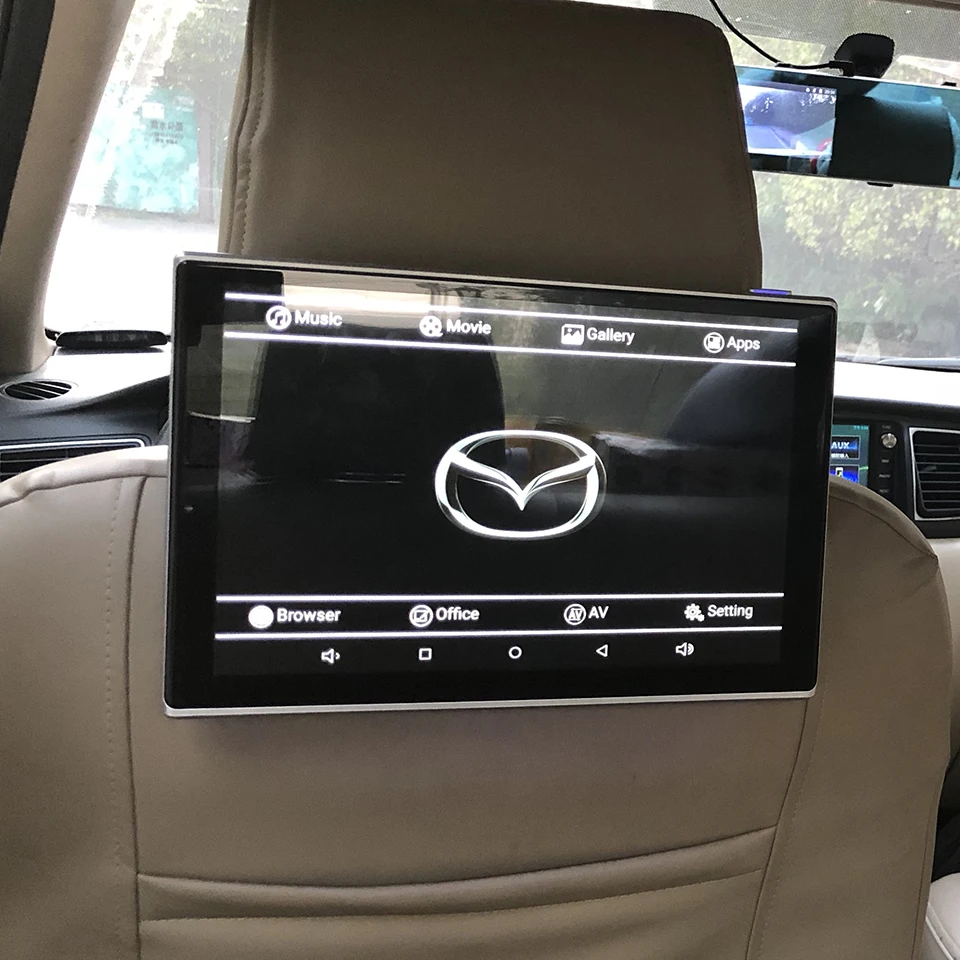 

Car Screen LCD Android 7.1 Headrest With Monitor For Mazda CX-3 CX-4 CX-5 CX-8 MX-5 Axela Atenza Rear Seat Entertainment System