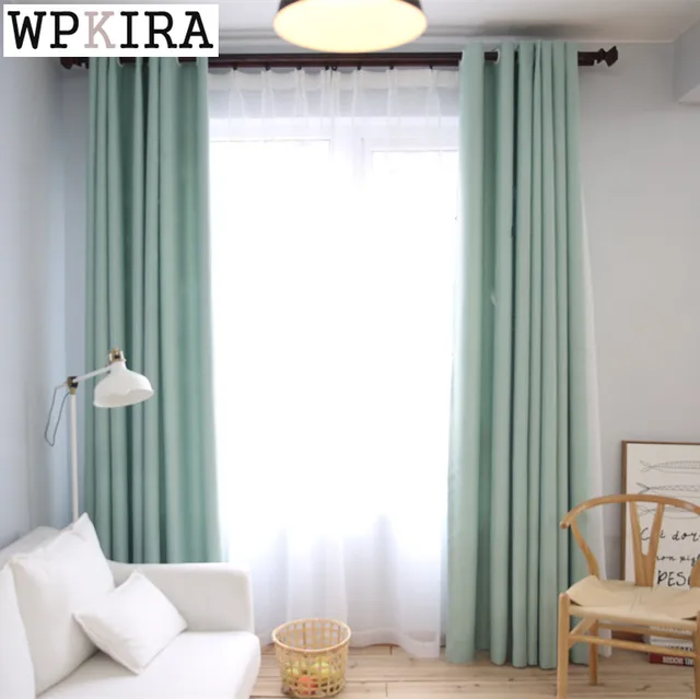 Best Price modern solid se-mi blackout cloth curtains for living room bedroom window curtains for window tulle curtains drapes S094&30 Best Price modern solid se-mi blackout cloth curtains for living room bedroom window curtains for window tulle curtains drapes S094&30