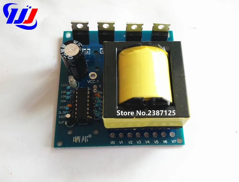 

500W Inverter Boost Board Transformer Power DC 12V/24v TO AC 220V 380V Car Converter