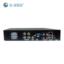 Z-BEN Novos Produtos 4CH AHD DVR Para 720 P/960 P/1080 P AHD Câmera de CCTV 4 Canais IP ONVIF NVR Rede H.264 Gravador de Vigilância