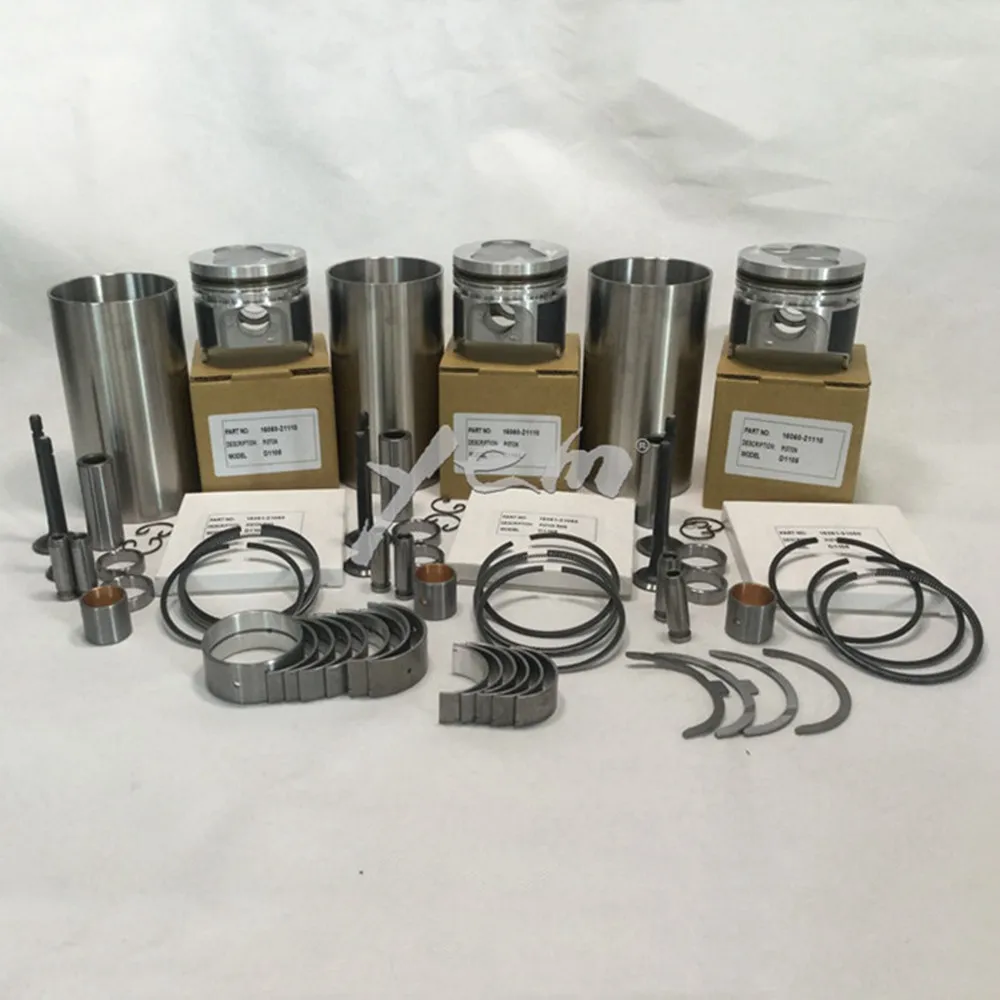 For Kubota engine parts D1105 Overhaul rebuild kit piston piston ring