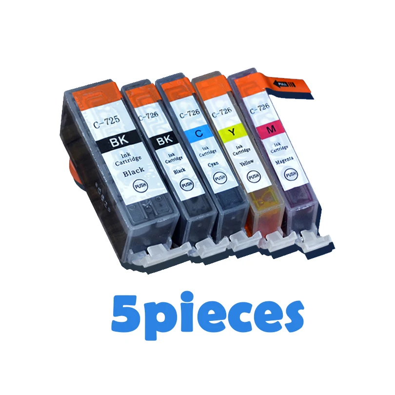 5 шт. картриджи для принтеров canon IP4870 IP4970 IX6560 MG5170 MG5270 MG5370 MG6170 MG6270|ink cartridge|ink cartridge for