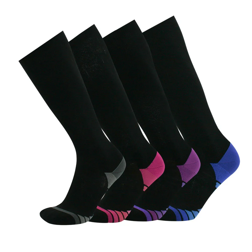 

Compression Socks for Running,Blood Circulation,Shin Splints,Flight Travel,Muscle Recovery(20-30mmHg),for Men & Women