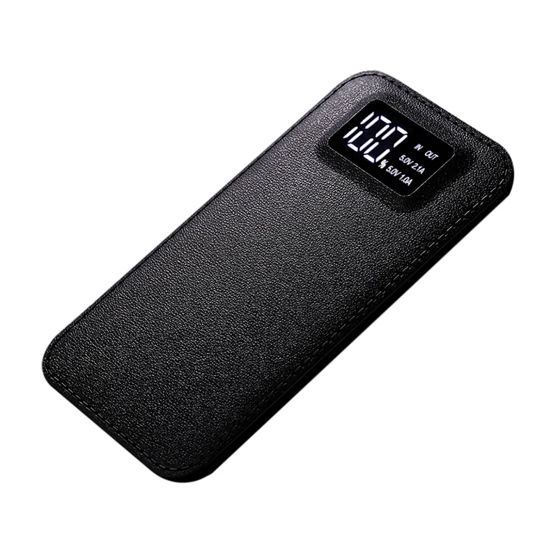 Ультра тонкий 20000mAh внешний аккумулятор PoverBank 2 USB lcd power Bank портативный мобильный телефон зарядное устройство для Xiaomi Mi iphone