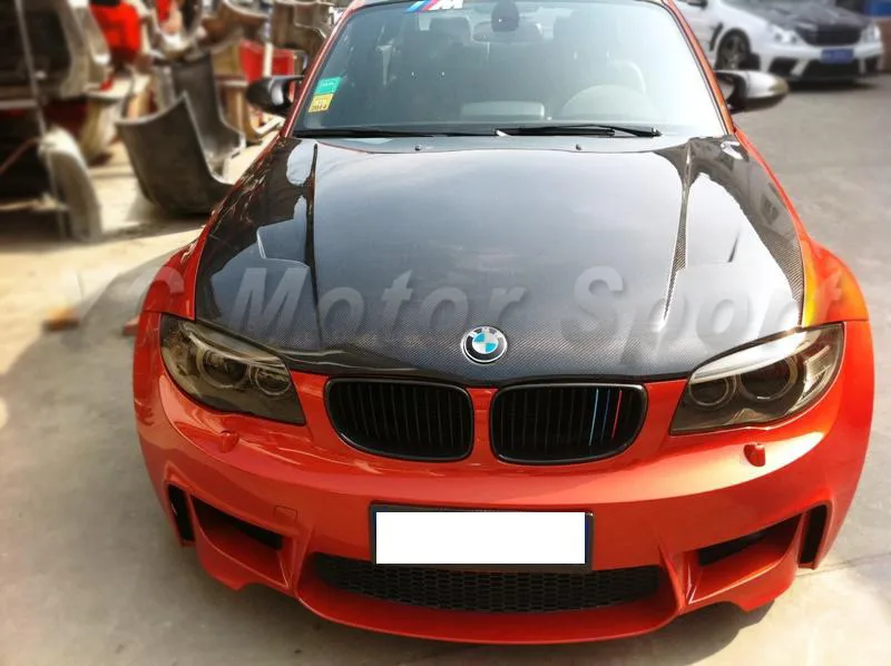 Car Accessories Carbon Fiber RZ Style Hood Fit For 2010 2012 BMW