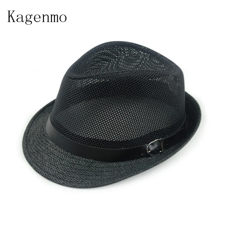 Шляпа соломенная мужская с сетчатым ремнем 6 цветов 1 шт.|female hat|male hatshat male |