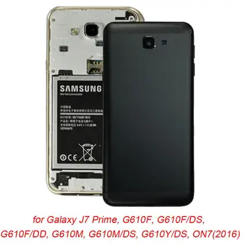 

For Samsung Galaxy J7 Prime, G610F, G610F/DS, G610F/DD, G610M, G610M/DS Back Cover Case Rear Door Chassis Shell Replacement